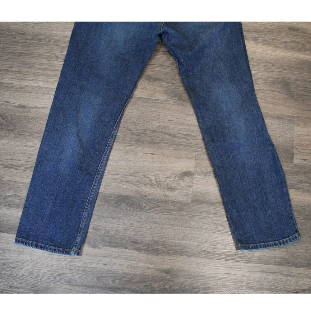 Levi's 505 Regular Fit Medium Wash Blue Denim Jeans‎ W36 L30